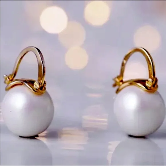 KATE SPADE NEW YORK ♠️✨ shine on pearl drop earrings - Picture 5 of 8